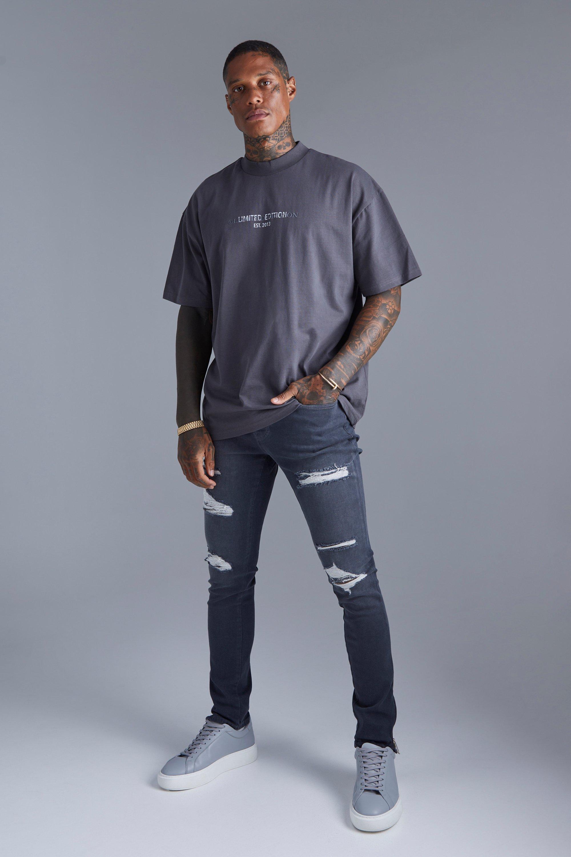 Oversized Limited Heavyweight T shirt boohoo CA